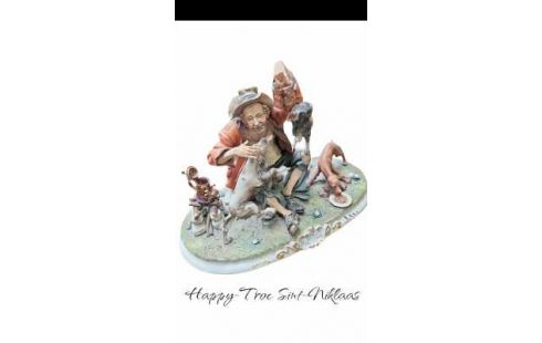 STATUE CAPO DI MONTE MANN MET PORZELLAN