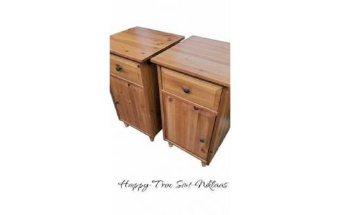 NACHTTISCH DAS STÜCK KIEFER IKEA 1 TÜR / 1 SCHUBLADE