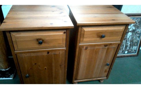 NACHTTISCH DAS STÜCK KIEFER IKEA 1 TÜR / 1 SCHUBLADE