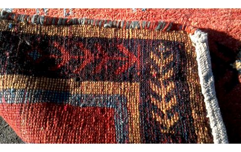 TEPPICH HANDGEKNÖPFT ORANGE