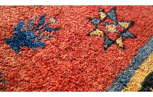 TEPPICH HANDGEKNÖPFT ORANGE