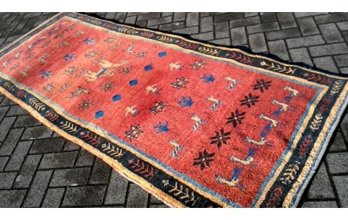 TEPPICH HANDGEKNÖPFT ORANGE