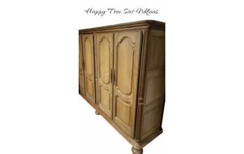 ROPERO RÚSTICO MACIZO ROBLE