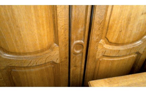 ROPERO RÚSTICO MACIZO ROBLE