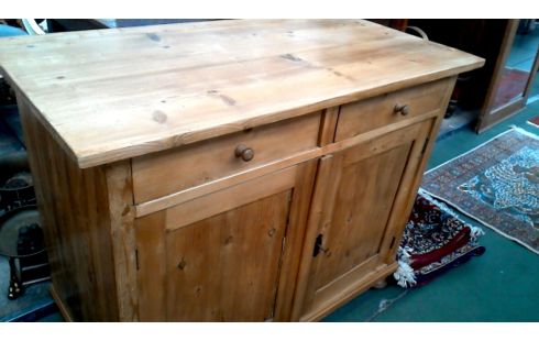 CAISSON PIN ANCIEN 2 PORTES / 2 TIROIRS