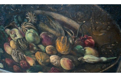 PEINTURE, , NATURE MORTE GRAND, , CADRE DORE DEDICACE