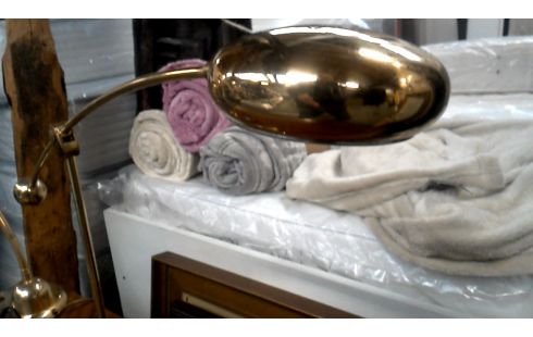 LAMPE DE BUREAU, , HALOGENE LAITON VINTAGE