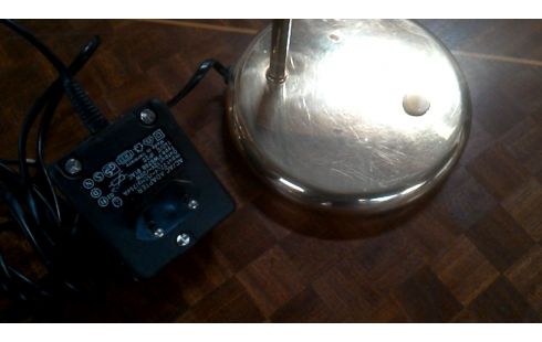 LAMPE DE BUREAU, , HALOGENE LAITON VINTAGE