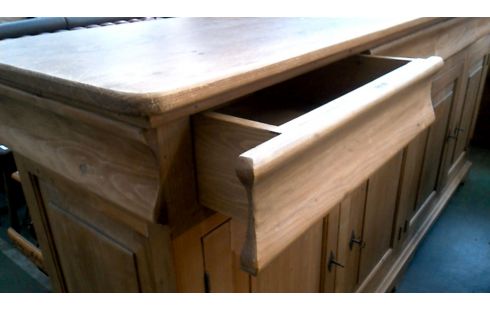 NIEDRIGES BUFFET KIEFER 4 TÜREN / 4 SCHUBLADEN