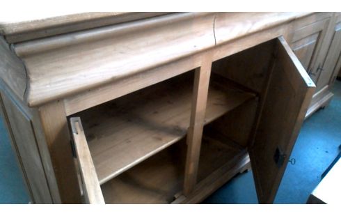 NIEDRIGES BUFFET KIEFER 4 TÜREN / 4 SCHUBLADEN