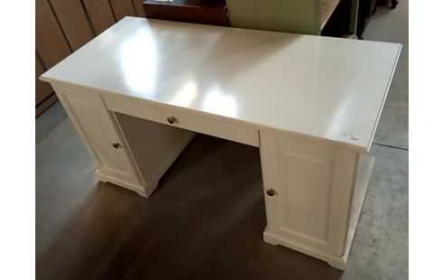 BUREAU IKEA BLANC 2 PORTES  1 TIROIR