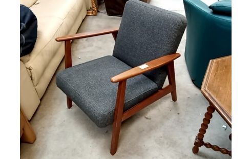 FAUTEUIL ikea tissu gris style scandinave