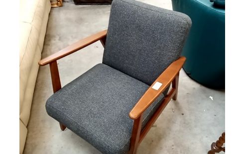 FAUTEUIL ikea tissu gris style scandinave