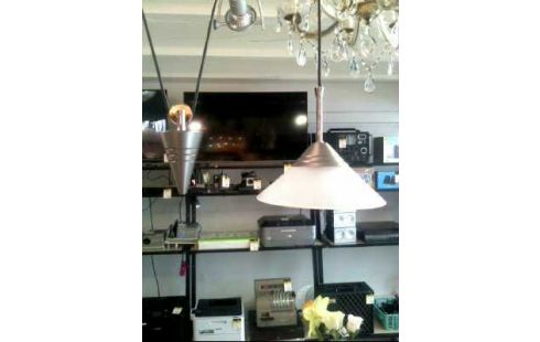 PENDELLEUCHTE SILBER WEISS MIT-GEWICHT