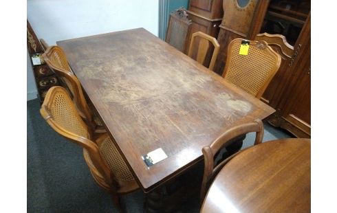 CHAISE CANNEE  STYLE LOUIS XV LOT DE 3