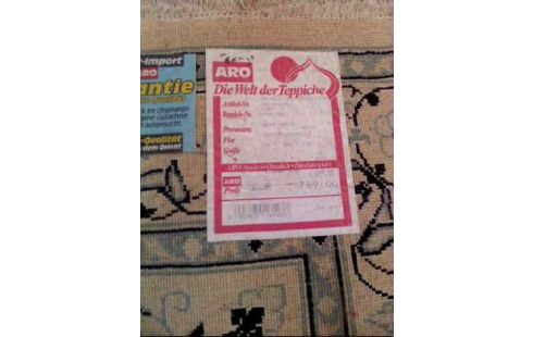 TEPPICH PERSER WEIß-BLAU <ARO>