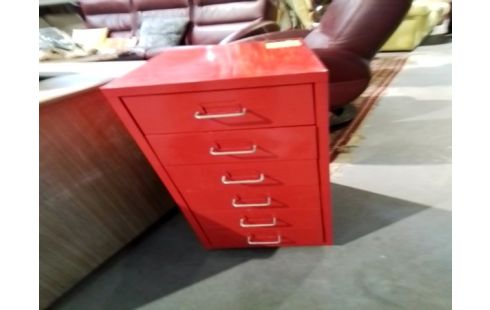 MEUBLE METAL ROUGE 6T