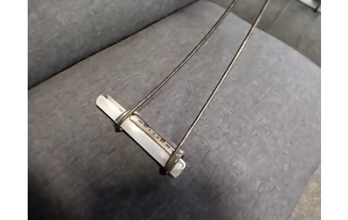 LUSTRE METAL 2 BRANCHES