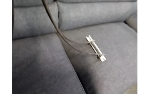 LUSTRE METAL 2 BRANCHES