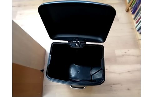 POUBELLE DE TABLE Noire haute