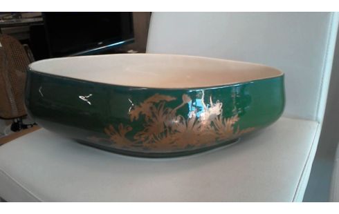 SARREGUEMINES JARDINIERE ART NOUVEAU EP 1900