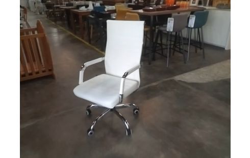 FAUTEUIL DE BUREAU BLANC PAAL