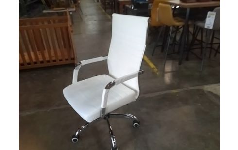 FAUTEUIL DE BUREAU BLANC PAAL