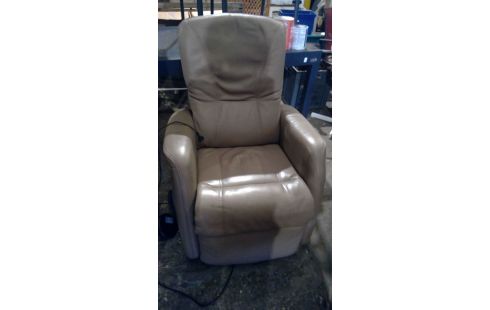 TV-SESSEL ELEKTRISCH LEDER BEIGE