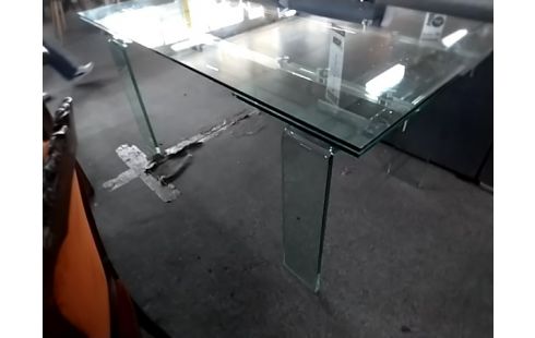 TABLE VERRE 2 ALLONGES