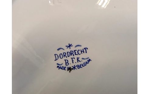 ASSIETTE DECO BLEUE BOCH