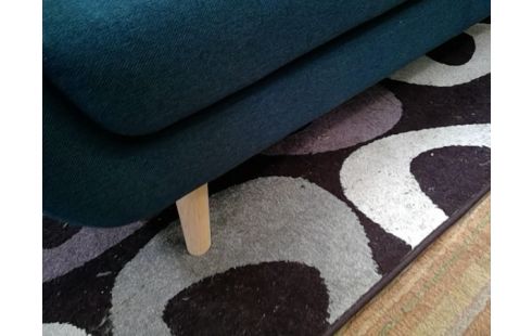 CANAPE BLEU 2 PLACES TISSU