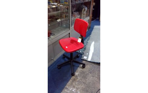 CHAISE DE BUREAU ROUGE