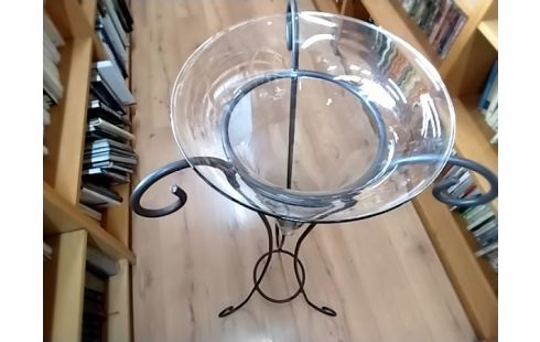 VASQUE Avec support fer forgé