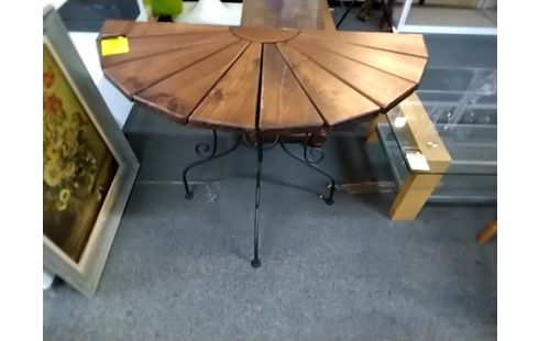 CONSOLE Lattes fer forgé