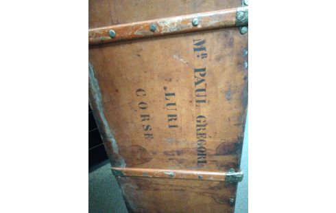 MALLE MILITAIRE CUIR