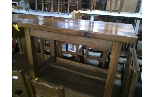 TABLE RUSTIQUE DE CUISINE AVEC 1 TIROIR