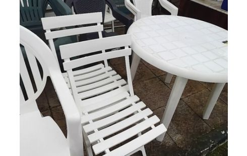 CHAISE DE JARDIN BLANCHE