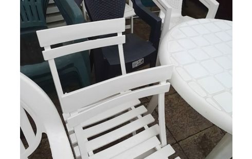 CHAISE DE JARDIN BLANCHE