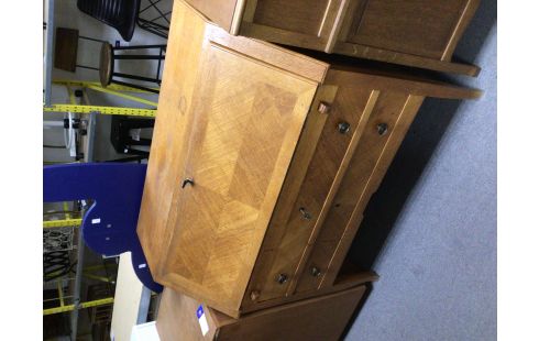 SECRETAIRE 1 BATTANT 2 TIROIRS