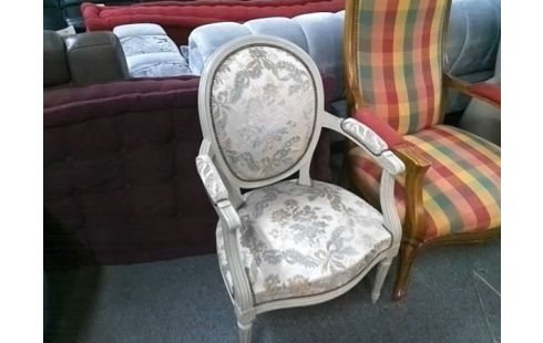 FAUTEUIL TISSU FLEURI