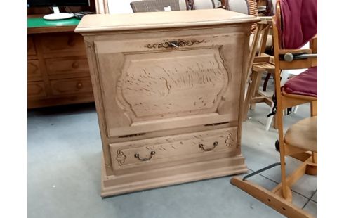 MEUBLE bar chene decape 1 abattant