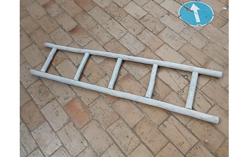 ECHELLE BOIS BLANC DECORATIVE