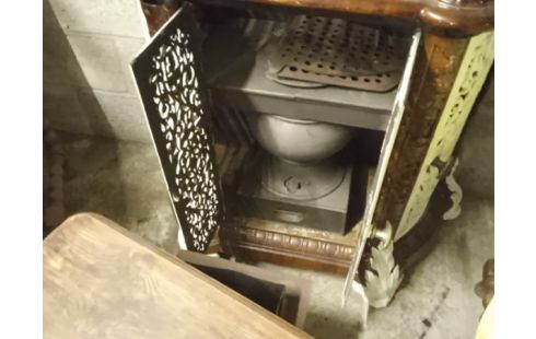 POELE A BOIS EMAIL POUR LA DECORATION