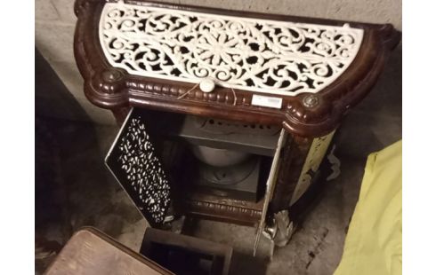 POELE A BOIS EMAIL POUR LA DECORATION