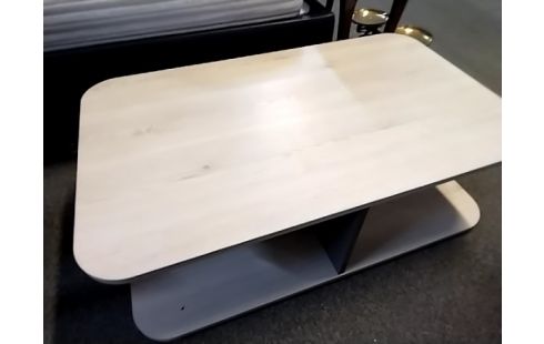 TABLE BASSE MODERNE BEIGE ET GRISE