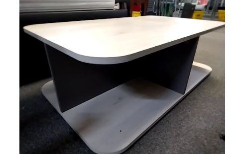 TABLE BASSE MODERNE BEIGE ET GRISE