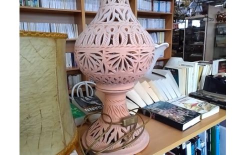 LAMPE TERRE CUITE STYLE MAROCAINE