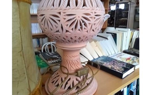 LAMPE TERRE CUITE STYLE MAROCAINE