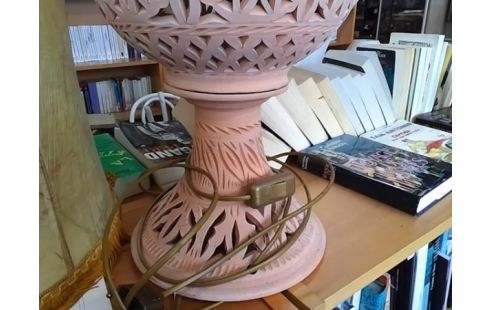 LAMPE TERRE CUITE STYLE MAROCAINE