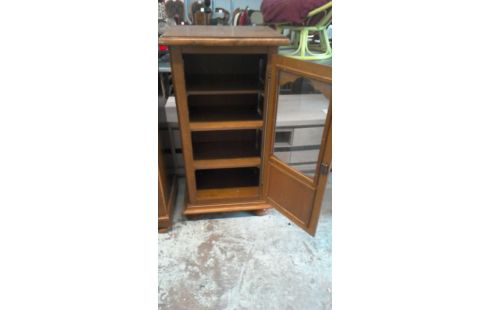 MEUBLE D'APPOINT 1 PORTE  VITREE